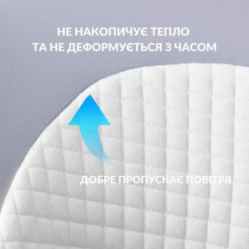 Подушка ортопедична ErgoSleep 61х34х12 см IDEIA анатомічна з ефектом пам'яті для сну на боці, спині