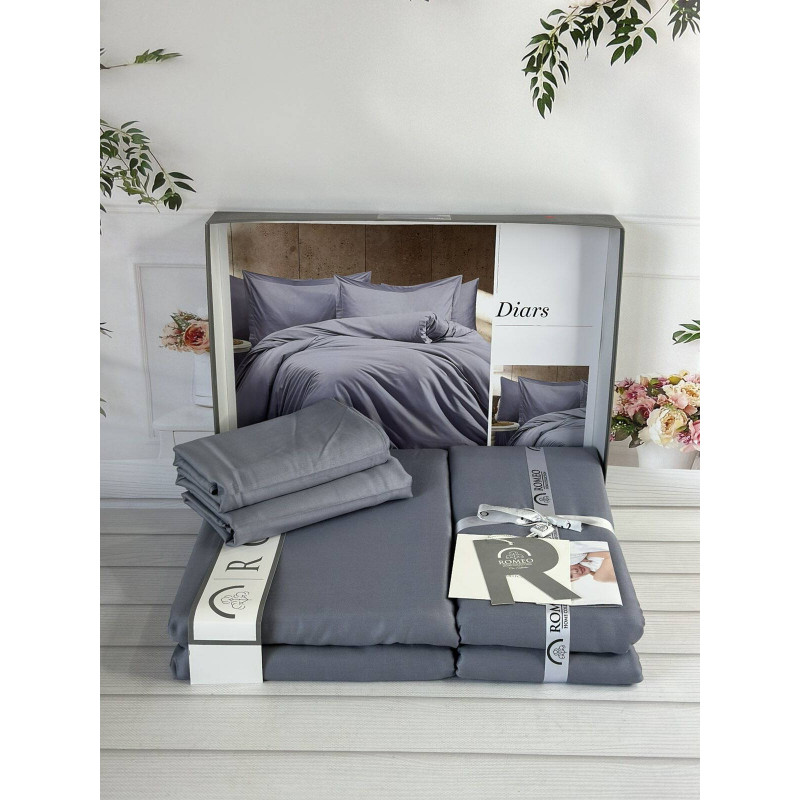 Tensel сатинова постільна білизна. Євро розмір. Romeo home Туреччина. (59606)