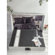 Жакардова постіль Ramses Grey євро Romeo Home
