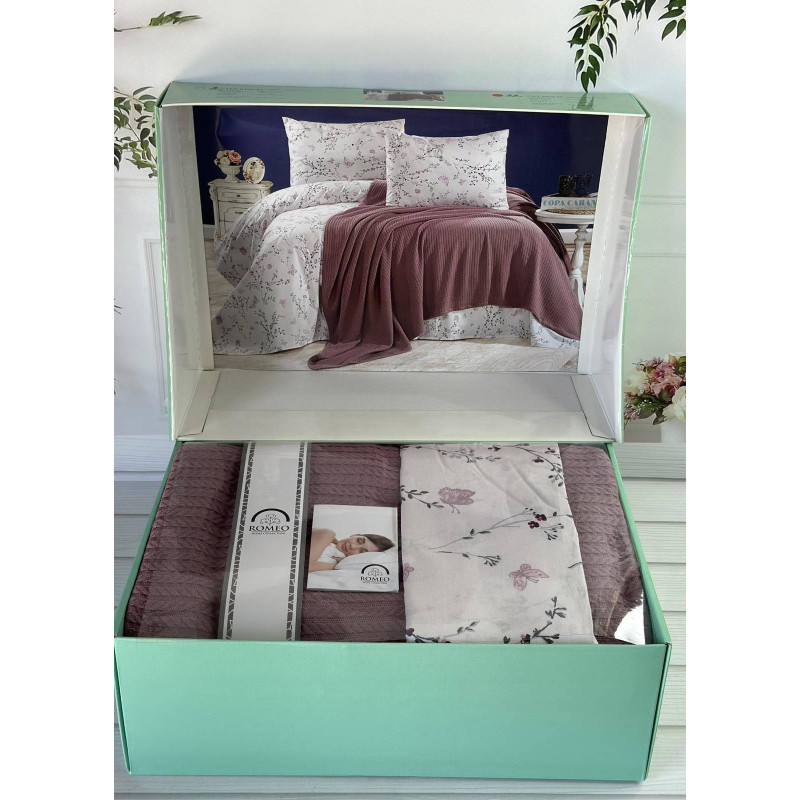 Murdum Літній набір з Плед машинна в'язка. Romeo home Туреччина (42219)