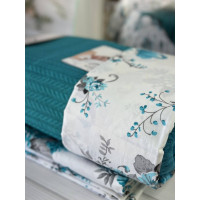 Петрол Літній набір з Плед машинна в'язка. Romeo home Туреччина (66065)