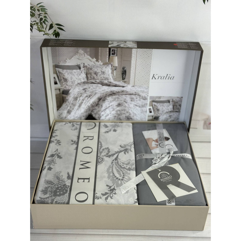 Постільна білизна Poplin Kralia Євро (Romeo home)