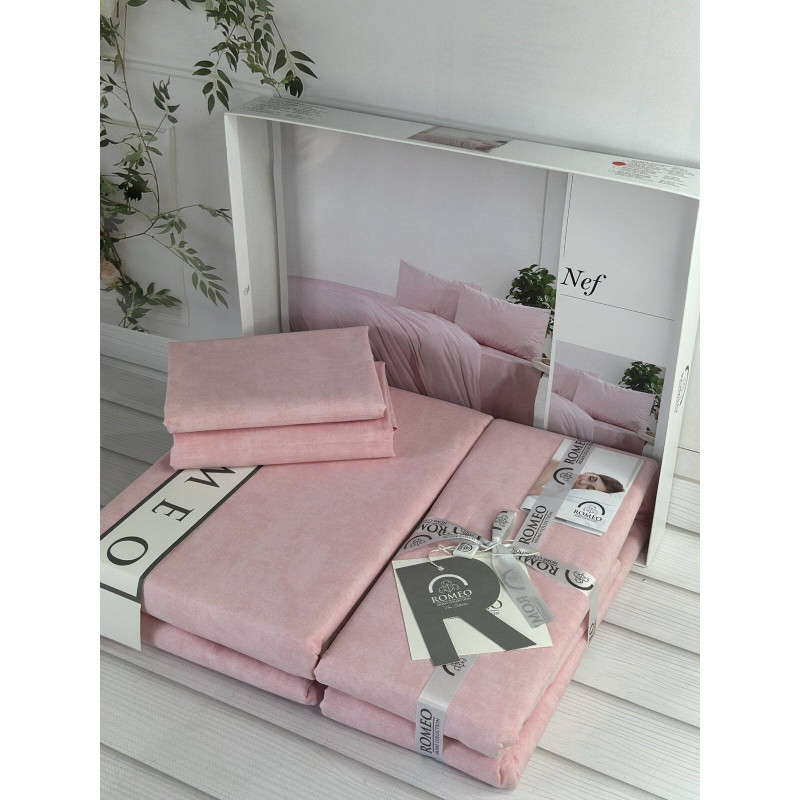 Poplin Nef постіль з поплин. Євро розмір. Romeo home Туреччина. (60571)