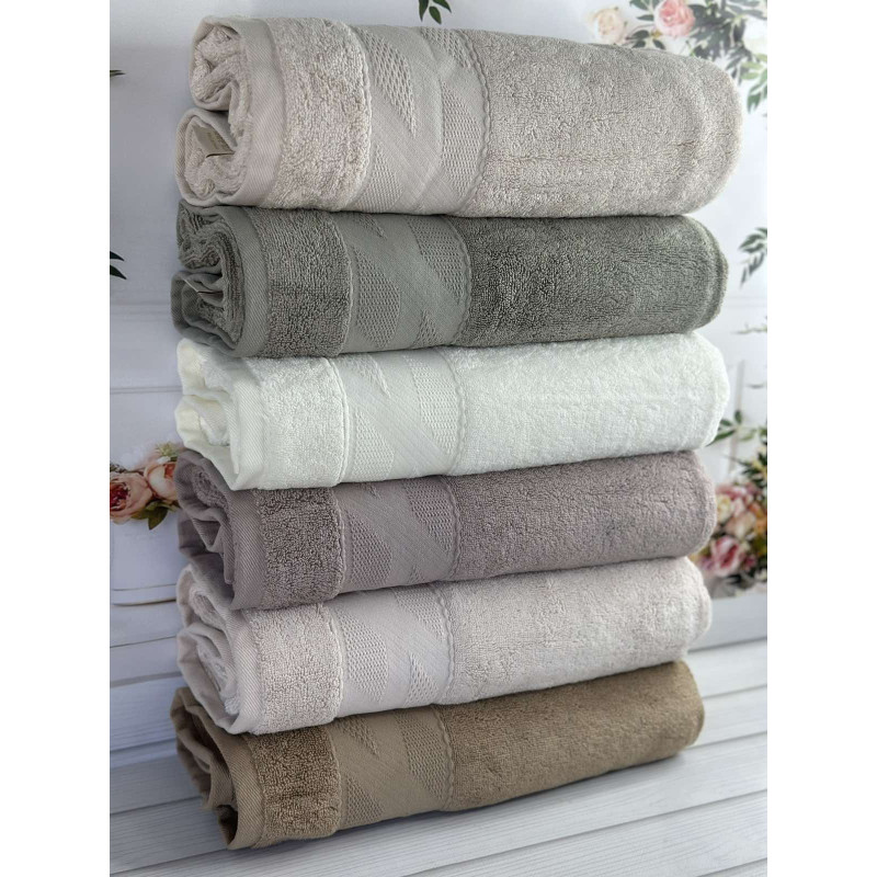 Рушники Armony 70х140 см, 6 шт, Пеньє, Sikel, Туреччина.