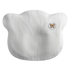 Наволочка на подушку ортопедичну дитячу BabyComfort PAPAELLA 23х30 см бавовна з вишивкою сіра