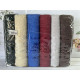Махрові рушники Vip cotton Hayal 50х90, набір 6 шт