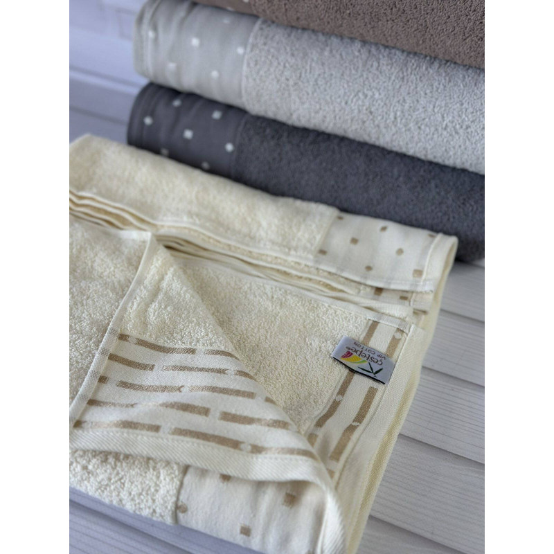 Махрові рушники Vip Cotton Inci 50х90 (6 шт)