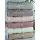 Махрові рушники Vip cotton Orkide 50х90, 6 шт
