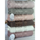 Махрові рушники Vip cotton Falfa 70х140 см, набір 6 шт