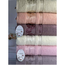Vip cotton Modalsoft махрові рушники 70х140см., 6 шт/уп. CestepeТуреччина. (72483)