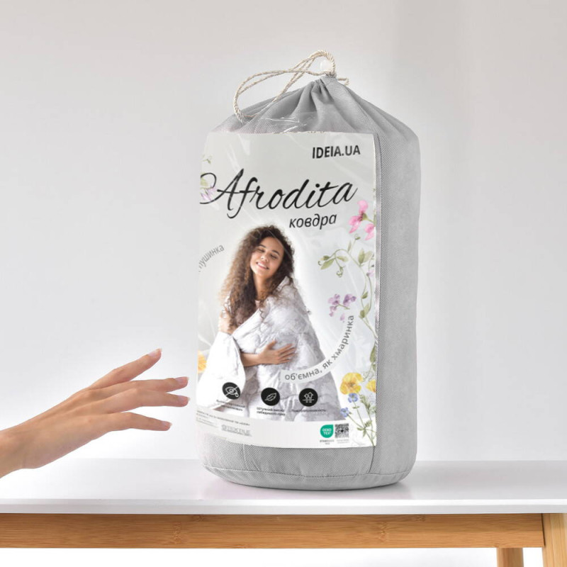 Ковдра Afrodita 155х210 всесезонна 370 г/м² IDEIA