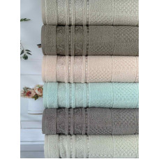 Lux cotton Senfoni махрові рушники 50х90см., 6 шт/уп. CestepeТуреччина. (59253)