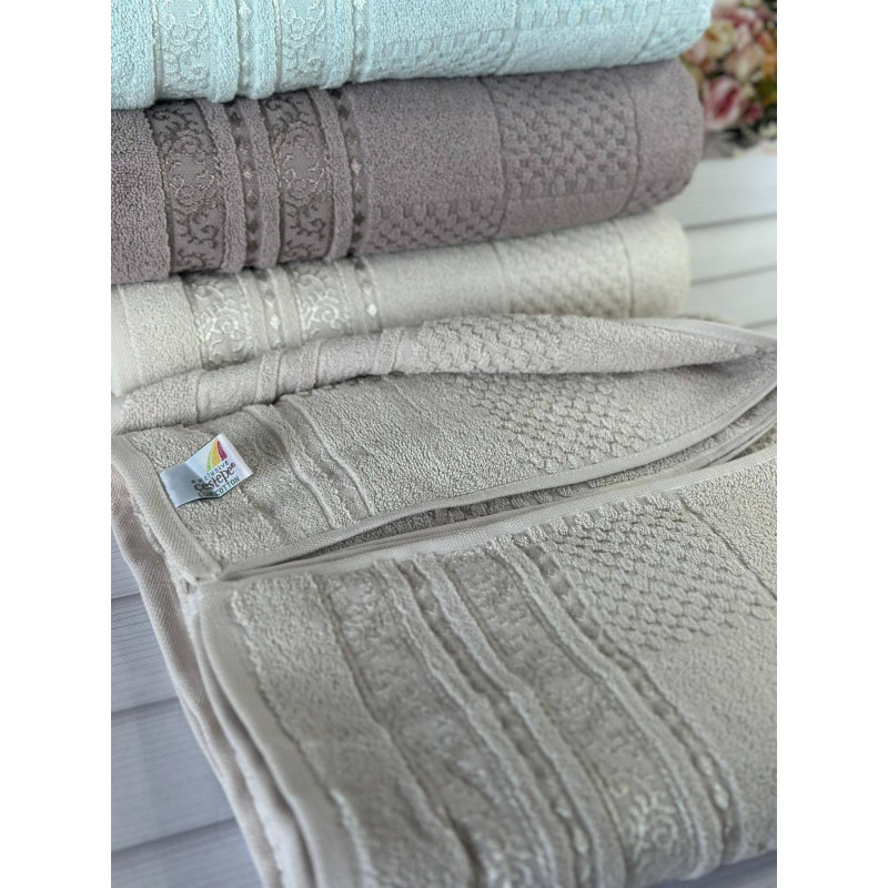 Махрові рушники Lux cotton Senfoni 50х90 см (6 шт)