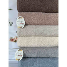 Lux cotton Grand махрові рушники 70х140см., 6 шт/уп. CestepeТуреччина. (73096)
