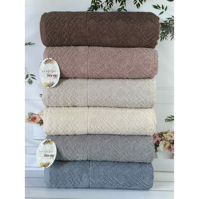 Махрові рушники Lux cotton Grand 70х140 см