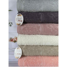 Lux cotton Baki махрові рушники 70х140см., 6 шт/уп. CestepeТуреччина. (46700)