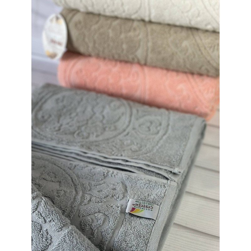 Рушники махрові Lux cotton Baki 70х140 см