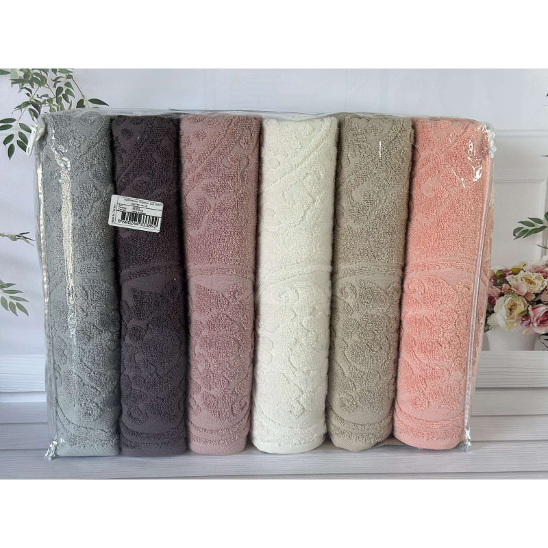 Рушники махрові Lux cotton Baki 70х140 см