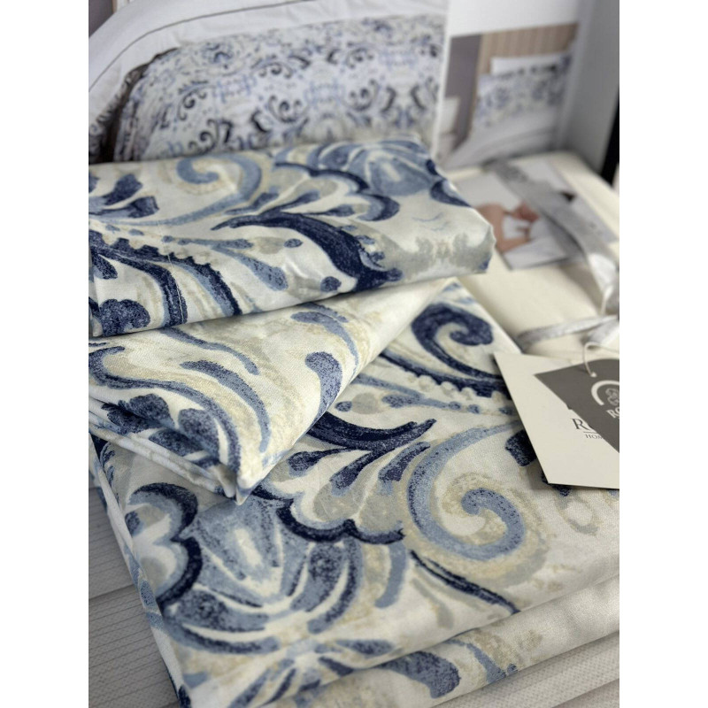Сатинова постільна білизна Aria Євро Romeo home