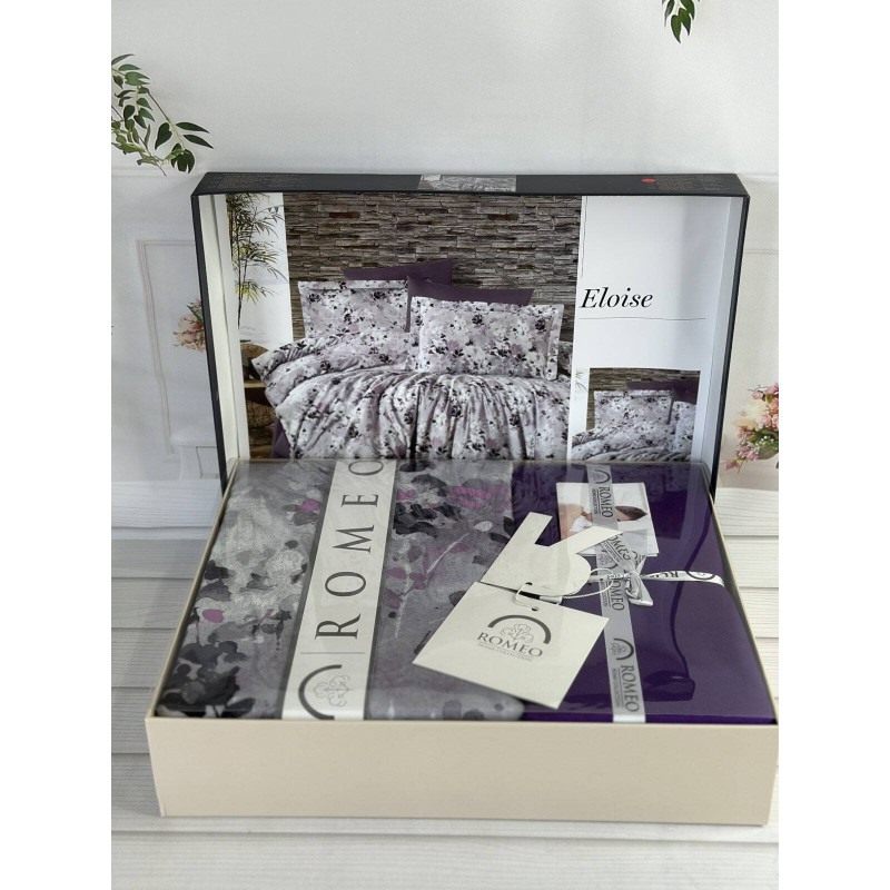 Eloise сатинова постільна білизна Євро Romeo home
