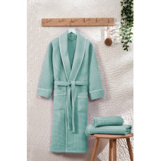 Халат жіночий вафельний TM Zeron Exclusive    Mint   L