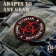 Шеврони на липучці Zombie Outbreak Response Team 8 см