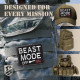 Набір шевронів на липучці Beast Mode 2 шт 9×7 см