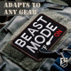 Набір шевронів на липучці Beast Mode 2 шт 9×7 см