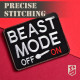 Набір шевронів на липучці Beast Mode 2 шт 9×7 см