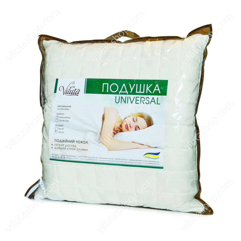 Подушка силіконова касетна Viluta Universal 70х70