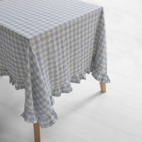 Скатертина Lotus Home - Agena блакитний 150*220