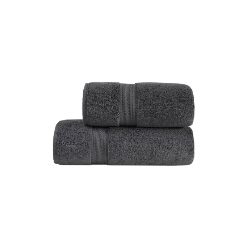 Рушник махровий Lotus Home - Grand soft twist antrasit антрацит 50*90