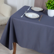Скатертина "Aquastop" водовідштовхуюча Dark Gray, 150x220