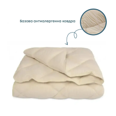 Ковдра "WASHED COTTON" Бежевий класика, 140x200