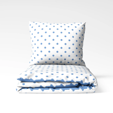 Постільна білизна ТЕП "Happy Sleep" Light Blue Dots, 50x70, полуторна