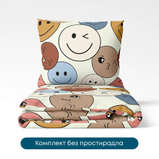 Постільна білизна ТЕП "Happy Sleep Duo" Emojical, євро