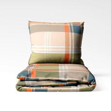 Комплект постільної білизни "ТЕП" Beige Plaid, полуторна