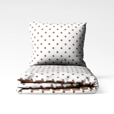 Комплект постільної білизни "ТЕП" Cappuccino Dots, полуторна