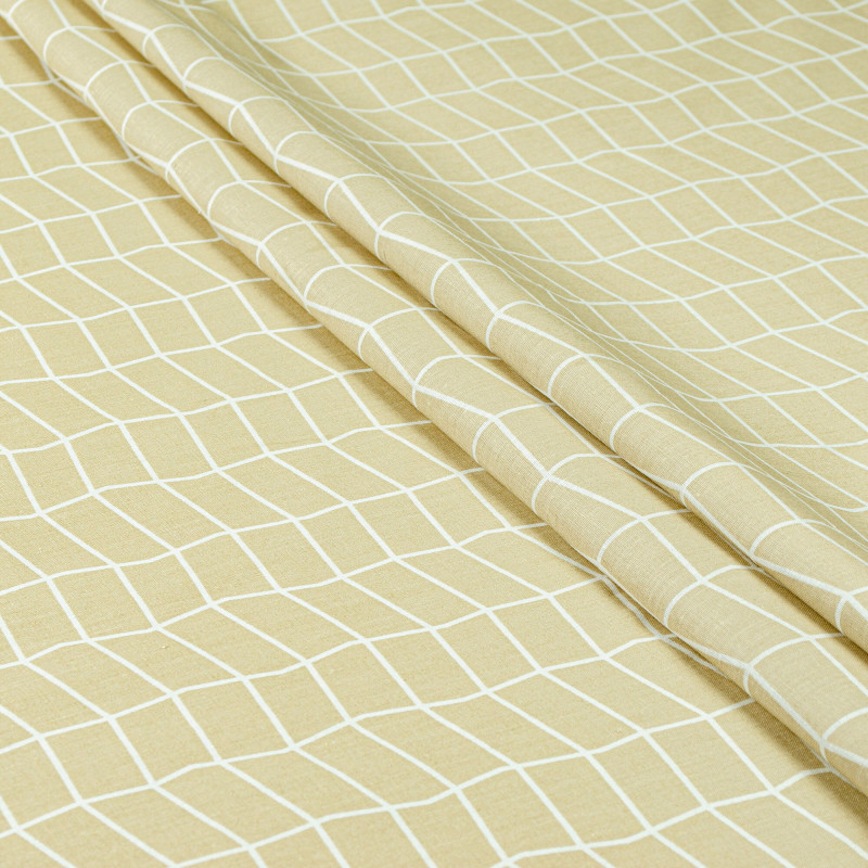 Простирадло бязеве Home Line "Паркет" 145х215см (пудра) 183227