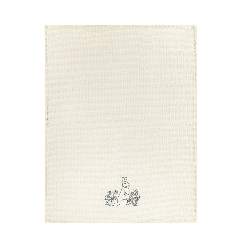 Рушник вафельний "Пасхальний заєць" (кремовий) 45х60 182751