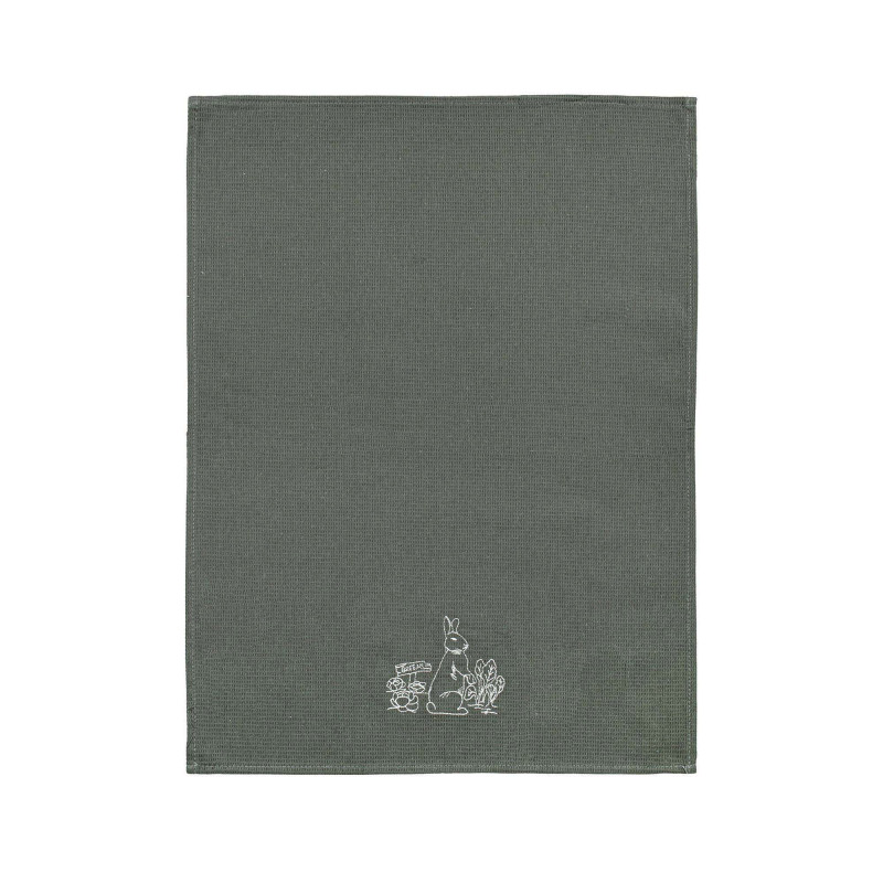 Рушник вафельний "Пасхальний заєць" (графіт) 45х60 182750