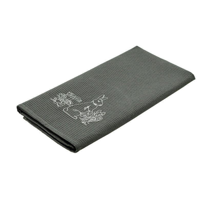 Рушник вафельний "Пасхальний заєць" (графіт) 45х60 182750