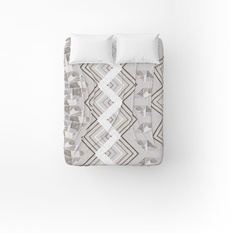 Простирадло бязеве Home Line "Захопленість" 150х215см (бузково-бежевий) 181410