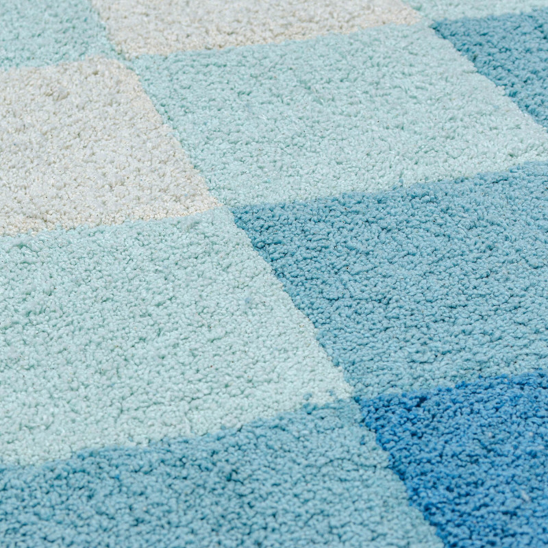 Килимок для ванної "Rhombs" (блакитний) 50х65см 179634