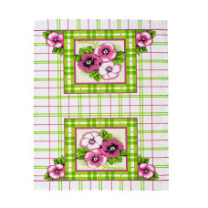 Рушник вафельний Home Line "Братки" 45х60см 175570