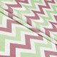 Простирадло бязеве Home Line "Зігзаг" 150х215см (ліловий-зелений) 174752