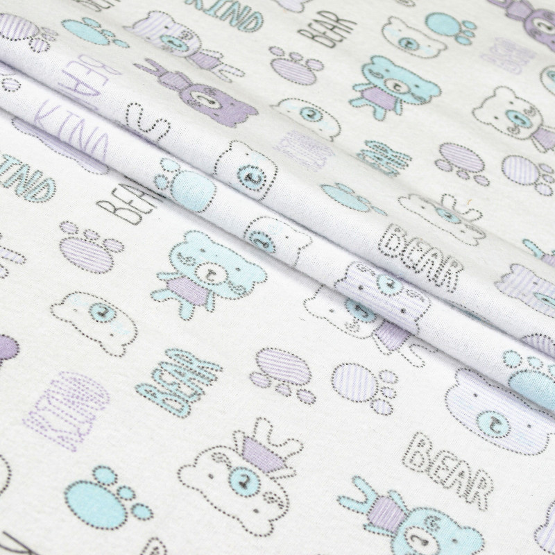 Дитячий комплект постільної білизни Home Line "Тедді" (бузково-бірюзовий) 174750