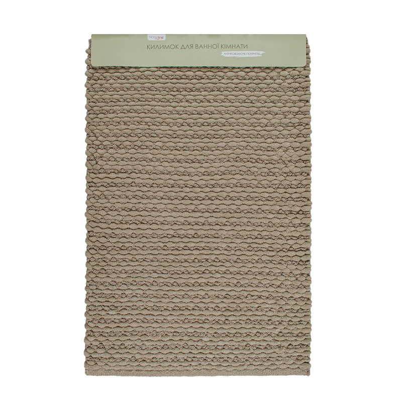 Килимок для ванної "New wave" (графіт) 60х90см 174207