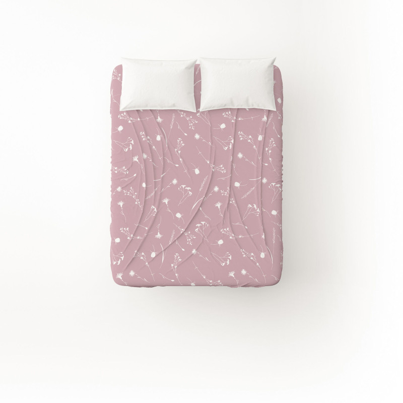 Простирадло бязеве Home Line "Волошки" 145х215см (лілово-сірий) 173857