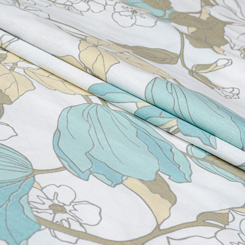 Простирадло бязеве Home Line "Весняний вечір" 145х215см (блакитний) 166529